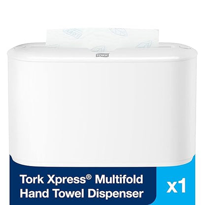 Tork Xpress Paper Towel Dispenser and Tork Extra Soft Multifold Hand Towels (16 Packs) - Image 3