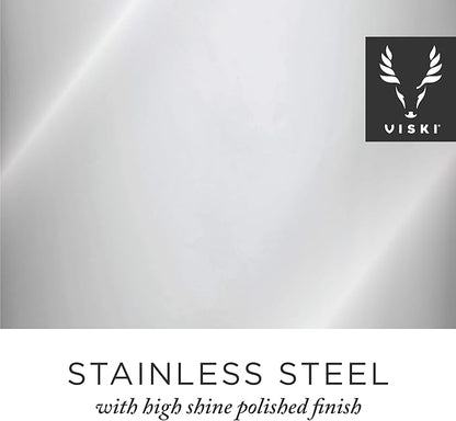 Viski Citrus Peeler Tool, Fruit Peeler for Cocktails, Bar Peeler Stainless Steel, Lemon Peeler, Professional Grade Cocktail Peeler, Bartender Tools
