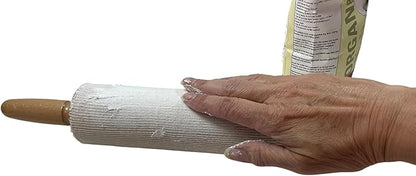 Regency Wraps Rolling Pin Cover for Non-Stick Dough Rolling, 100% Cotton Absorbs Excess Flour So Pastries Come out Light and Flakey, 15" Pack of 5 - Image 5
