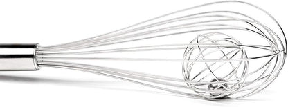 Fox Run Basket Cage Whisk, 2.75 x 2.75 x 12.5 inches, Metallic