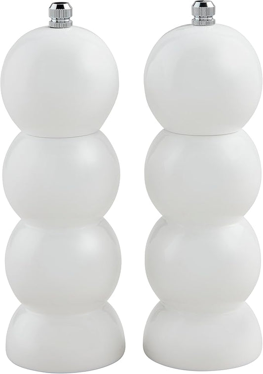 Mud Pie Classic Salt Pepper Grinders; 6.25" X 2.25"