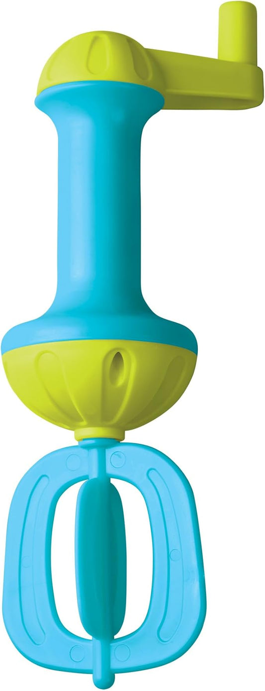 HABA Toddler Bath Toys: Bubble Bath Kids Whisk - for Kids' Sensory Play, Motor Skills, and Bath Time Fun, Blue