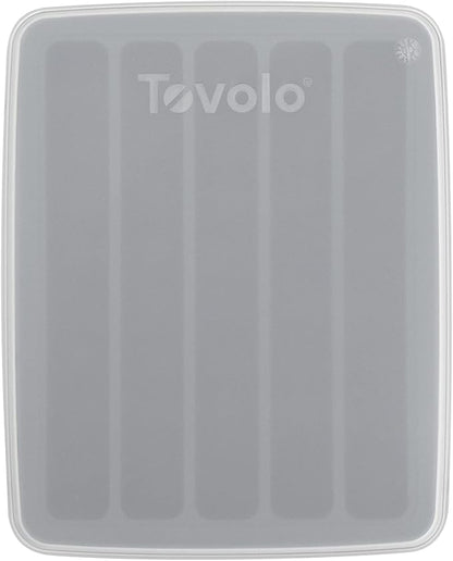 Silicone Ice Cube Tray for Reusable Water Bottles, Silicone Ice Tray With Tight-Fitting Lid, BPA-Free & Dishwasher-Safe