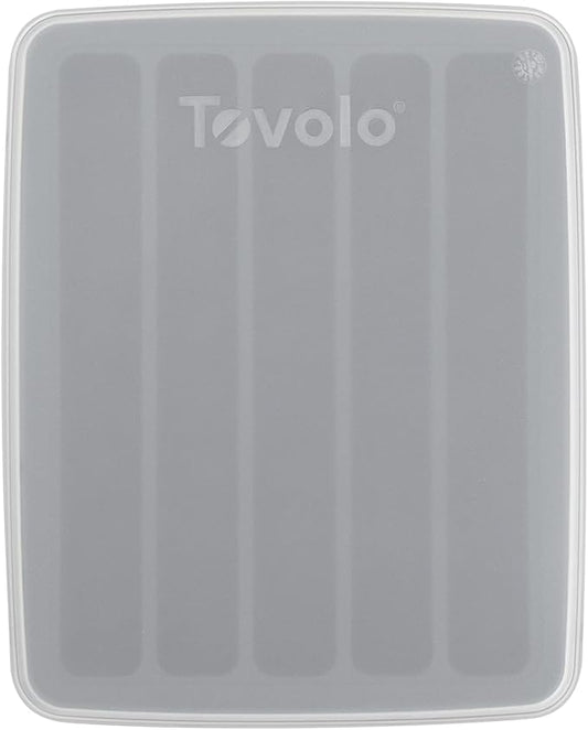 Silicone Ice Cube Tray for Reusable Water Bottles, Silicone Ice Tray With Tight-Fitting Lid, BPA-Free & Dishwasher-Safe