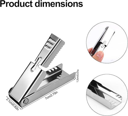 4pcs Crawfish Peeler Tool, Non-Slip Design Stainless Steel Shrimp & Crayfish Sheller Effortless Tail Peeling for Cooked Shrimp Seafood Shucker Easy to Clean Kitchen Gadget for Home & Restaurants