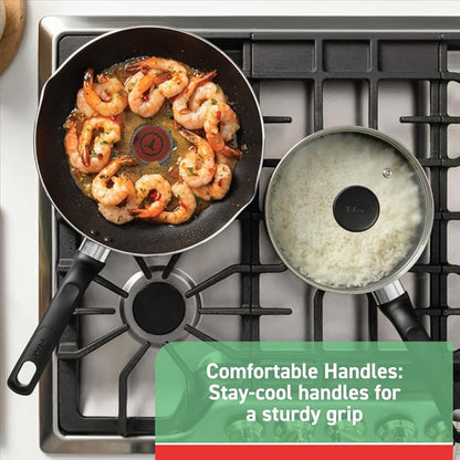 T-fal Initiatives Nonstick Stockpot 8 Quart Oven Safe 350F Cookware, Pots and Pans, Dishwasher Safe Black - Image 3