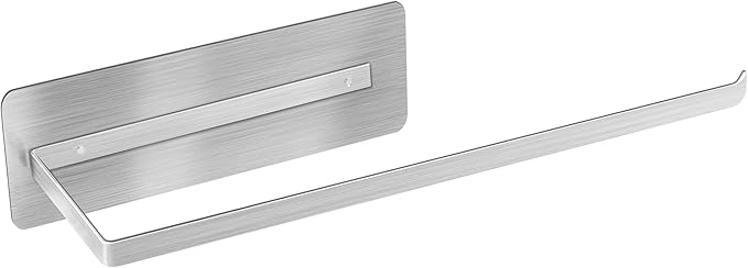 Magnetic Paper Towel Holder,Stainless Steel Paper Towel Holder 12”(L) x 3”(H) for Refrigerator Grills Griddles RVs Tailgates,Fit Most US Paper Roll