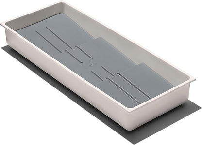 OXO Caddy, Spice Drawer Organizer, White | Good Grips | Compact | Pack of 4 - Image 2