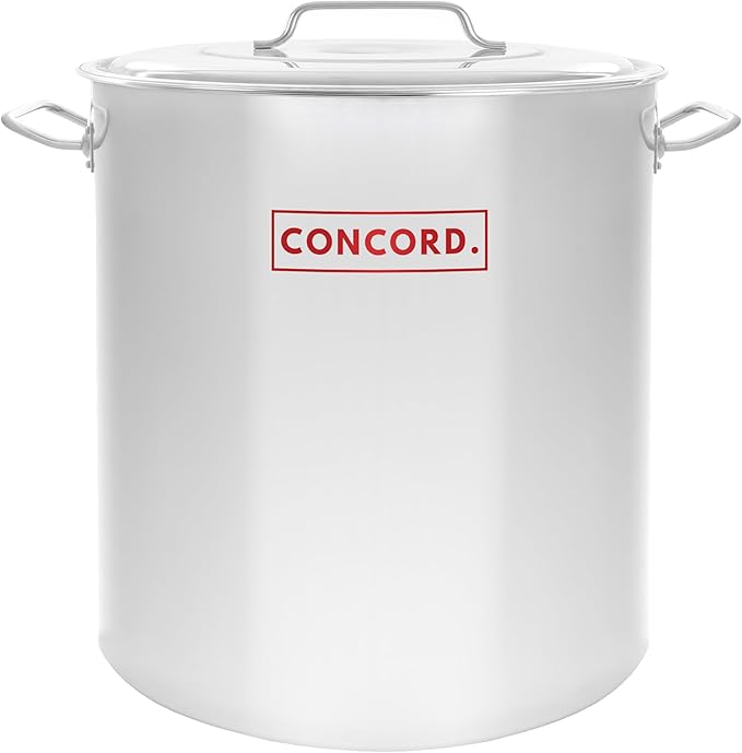 Concord Cookware Stainless Steel Stock Pot Kettle, 100-Quart by ConcordCookware