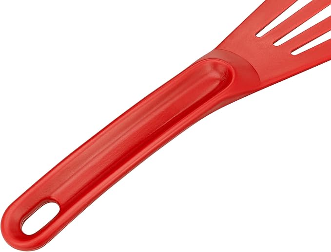 Matfer Bourgeat Exoglass® High Temperature Pelton Spatula, Red - Image 6