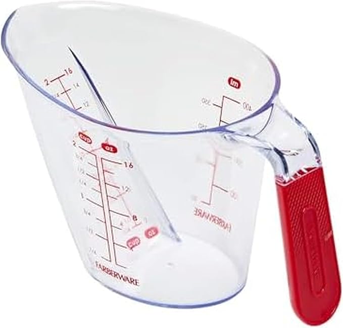 Farberware Pro Angled Measuring Cup, 2-Cup, Red by Farberware