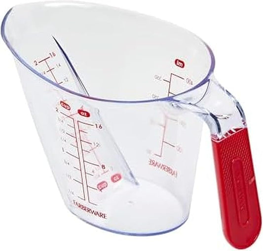 Farberware Pro Angled Measuring Cup, 2-Cup, Red by Farberware