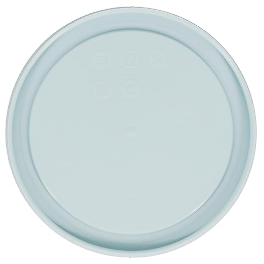 Pyrex 7201-PC Round 4 Cup Storage Lid for Glass Bowls (4, Muddy Aqua) - Image 3