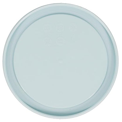 Pyrex 7201-PC Round 4 Cup Storage Lid for Glass Bowls (4, Muddy Aqua) - Image 3