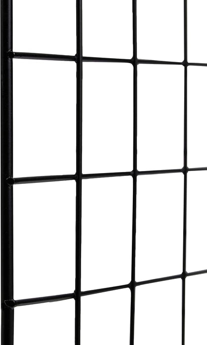 Amazon Basics 6-Cube Wire Grid Stackable Storage Organizer, Metal Shelving Unit, No-Tool Assembly, 26"W x 38"H x 12.6"D, Black - Image 4