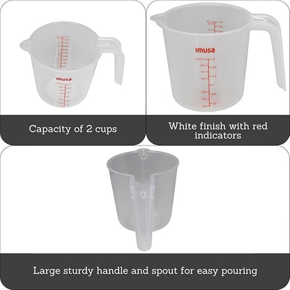 IMUSA 2cup Measuring Cup,(Pack of 6) - Image 2