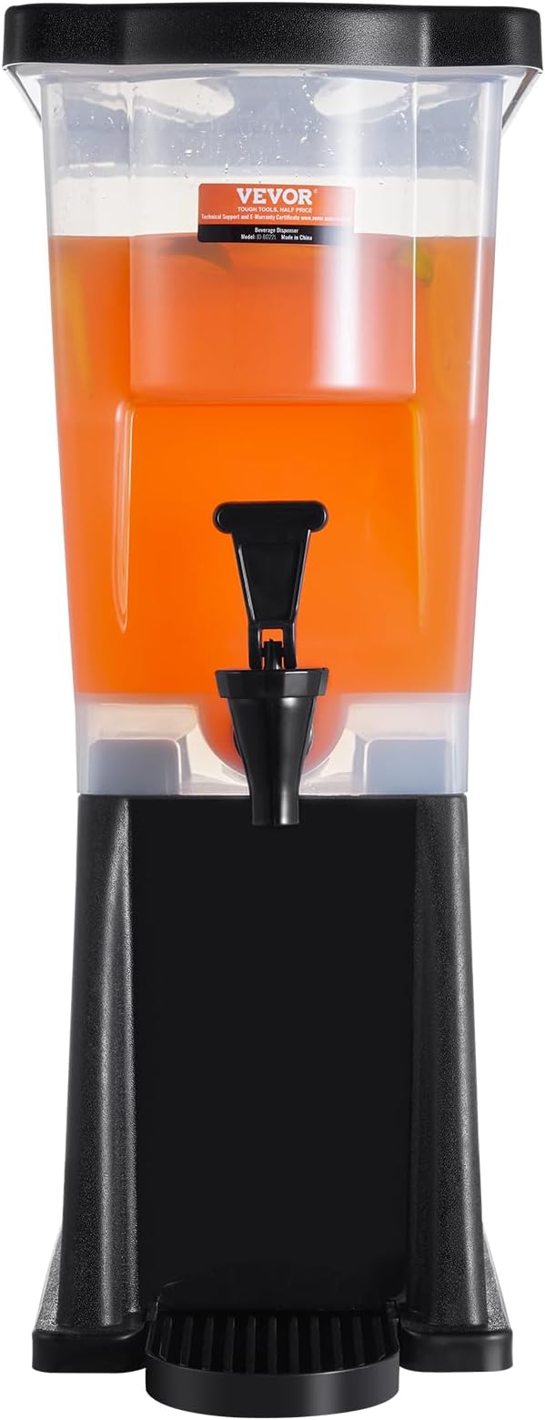 VEVOR Beverage Dispenser, 3 Gallon Drink Dispenser for Parties, Plastic Juice Dispenser with Stand Spigot Lid, Iced Tea Lemonade Juice Water Dispenser, for Restaurants, Hotels, Parties - Image 9