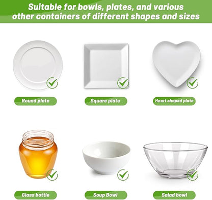 130Pcs Reusable Elastic Food Bowl Storage Covers, Sublaga Bowl Covers, Variety of 5 Translucent Stretchable Sizes and Colorful Dish Plate Covers, Alternative to foil, Plastic Wrap, BPA Free - Image 4