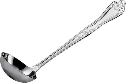 Winco Heavy-Duty Gravy / Soup Ladle, 2 Ounce, 9"