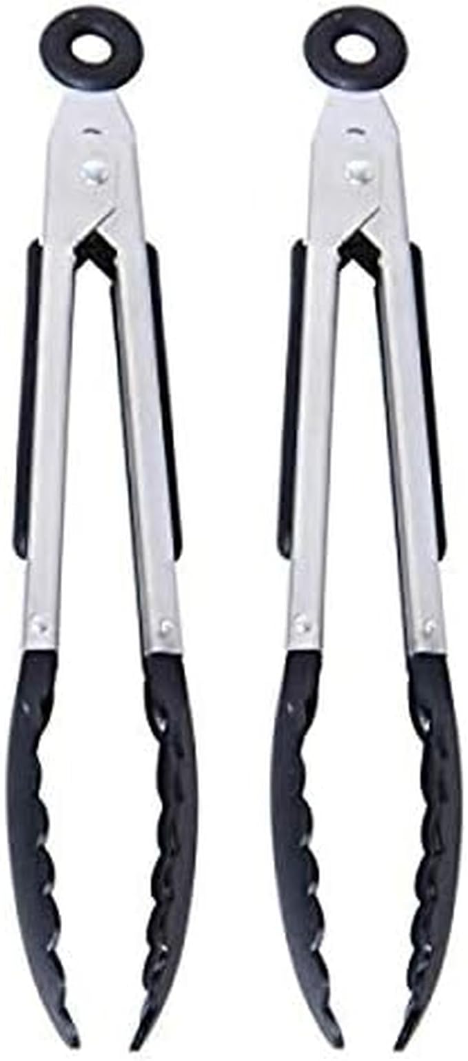 Farberware Classic Mini Nylon Tipped Tongs, Set Of 2, Black by Farberware