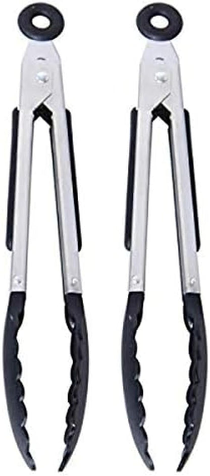 Farberware Classic Mini Nylon Tipped Tongs, Set Of 2, Black by Farberware