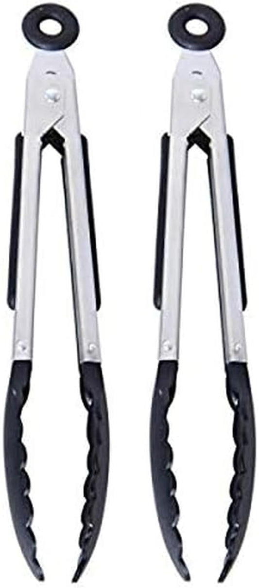 Farberware Classic Mini Nylon Tipped Tongs, Set Of 2, Black by Farberware