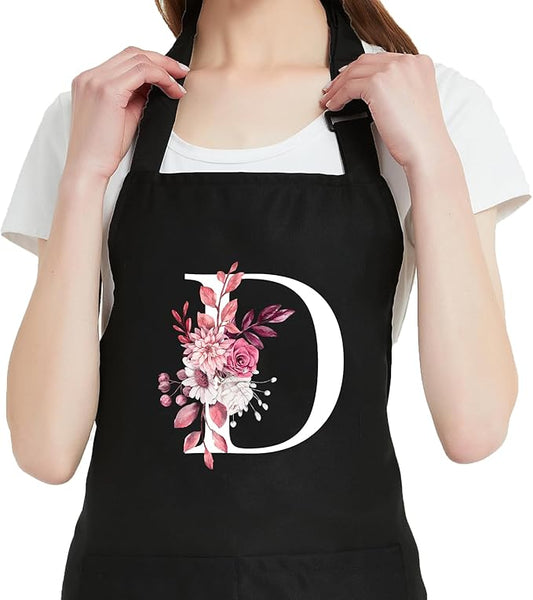 Personalized Aprons for Women with Pockets, Cute Aprons for Women Chef Baking, Cooking Gifts for Mom Birthday