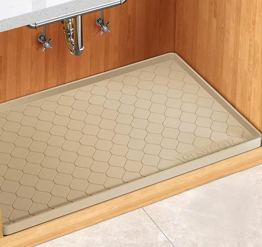Winisok Silicone Under Sink Mat 40" x 19", Kitchen Essentials and Gadgets, Shelf Liner and Cabinet Protector, Home Organizers and Storage, Waterproof Bathroom Tray by Winisok