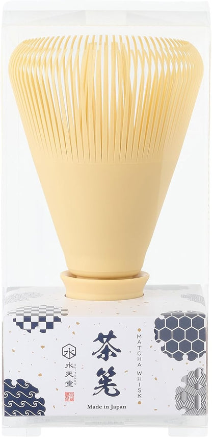 Resin Matcha Whisk Made in Japan - Durable PP Chasen, Bamboo Whisk Alternative for Japanese Tea Ceremony & Daily Latte, Professional Mixing Tool, Easy to Clean