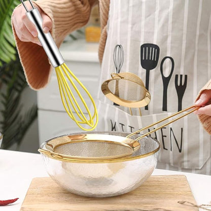 4 Pack Colorful Mini Silicone Kitchen Whisks with Stainless Steel Handles for Milk Egg Blending Stirring Whisking and Beating(4 Colors,6 Inches) - Image 5