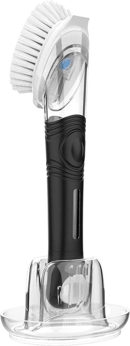 MR.SIGA Soap Dispensing Dish Brush Storage Set, Kitchen Brush with Holder for Pot Pan Sink Cleaning by MRSIGA