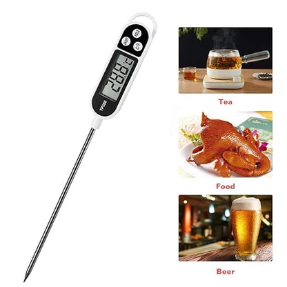 4pcs Candy Thermometer Digital Instant Read for Meat Kitchen Cooking Food Oil Deep Fry BBQ Grill Smoker (4, 9.4inch) - Image 3