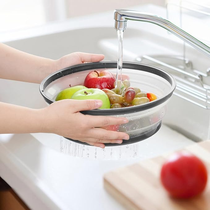 4 in 1,WENWELL 2 Microwave Splatter Cover & 2 Mat,Cooking Splash Guard with Handle,Kitchen dish bowl Plate Proof Food lid & Silicone Round mat,Home Apartment Essential - Image 8