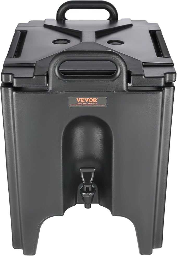 VEVOR Insulated Beverage Dispenser, 10 Gallon, Food-grade LL9450UP Hot and Cold Beverage Server, Thermal Drink Dispenser Cooler with 1.18 in PU Layer Two-Stage Faucet Handle, for Restaurant Drink Shop - Image 11