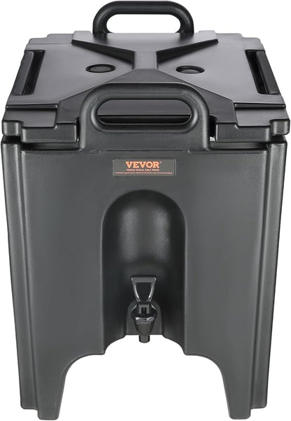 VEVOR Insulated Beverage Dispenser, 10 Gallon, Food-grade LL9450UP Hot and Cold Beverage Server, Thermal Drink Dispenser Cooler with 1.18 in PU Layer Two-Stage Faucet Handle, for Restaurant Drink Shop - Image 11