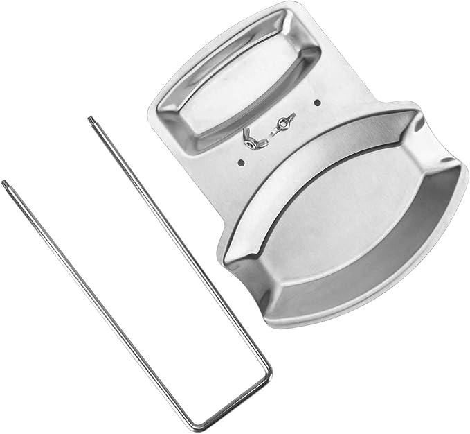 Lid and Spoon Rest Shelf,304 Stainless Steel Pan Pot Cover Lid Rack Stand Organizer,ZYLONE Pan Lid Organizer Storage Soup Spoon Rests Utensils Kitchen Tool - Image 8