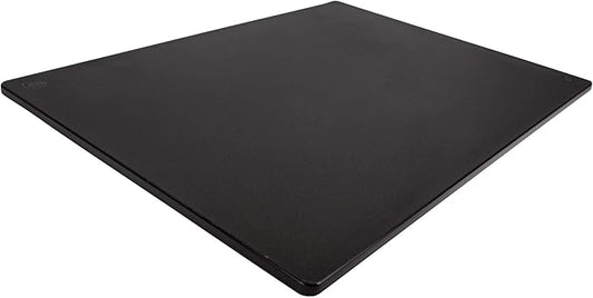 Thirteen Chefs Extra Large 24 x 18 Black Cutting Board - 1/2" Thick HDPE Plastic for Restaurants and Professional Kitchens by ThirteenChefs