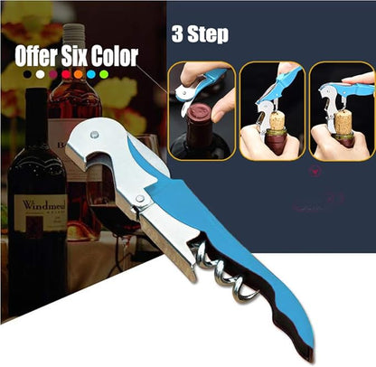 Professional Waiter Corkscrew Wine Openers Set, Heavy Duty Stainless Steel Hinges Wine Key for Restaurant Waiters, Sommelier, Bartenders - Image 5