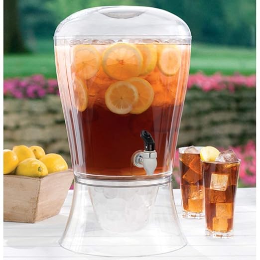 Creativeware 3-Gallon Beverage Dispenser- Poly Prop Beverage Dispenser, Clear - Image 2