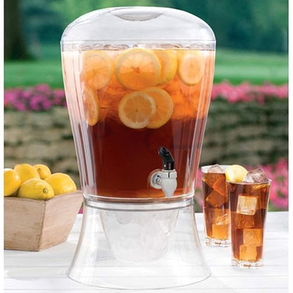 Creativeware 3-Gallon Beverage Dispenser- Poly Prop Beverage Dispenser, Clear - Image 2