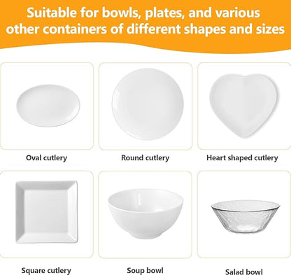 160Pcs Bowl Covers for Bread Proofing- Fits Bowls Up to 12", Large Thickened Reusable Elastic Stretch Wrap Food Covers, Shower Caps for Sourdough Bread, BPA Free, Food Grade - Image 5
