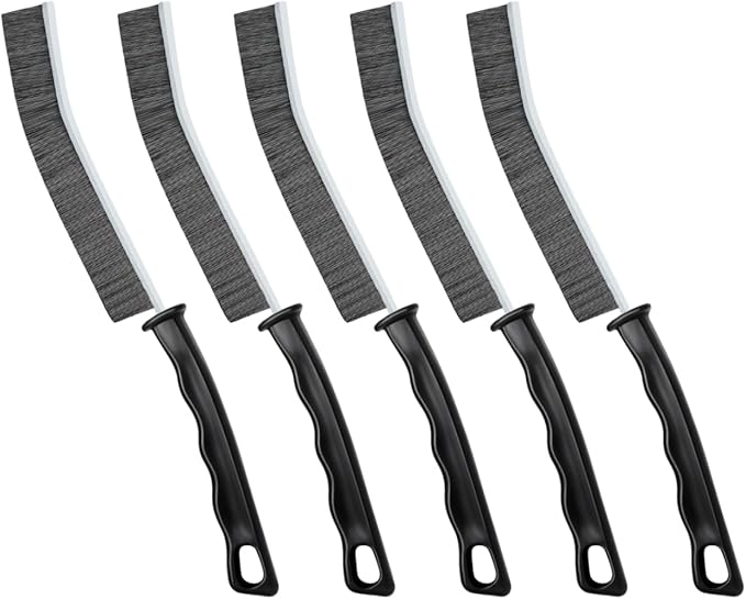 Crevice Cleaning Brush，Hard-Bristled Grout Brush，2026 New Multifunctional Gap Cleaning Brush Tool，Dead Corners Brushes for Bathroom Kitchen Tiles Window Door Slots，5pcs by BANSTLE