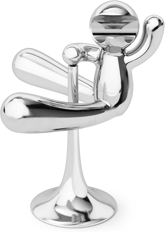 Umbra Rodeo Buddy Bottle Opener with Stand, Chrome