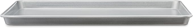 Amazon Basics Ceramic Nonstick Baking Sheet & Cooling Rack Set, Dishwasher Safe, Oven Safe, Half Sheet Size, Gray, 1-Pack - Image 6