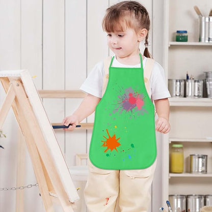 KUUQA 16/24/30/36/40Pcs Kids Apron Painting Aprons for Kids, Kids Paint Apron Art Smock for Classroom Painting Party Supplies