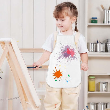KUUQA 16/24/30/36/40Pcs Kids Apron Painting Aprons for Kids, Kids Paint Apron Art Smock for Classroom Painting Party Supplies