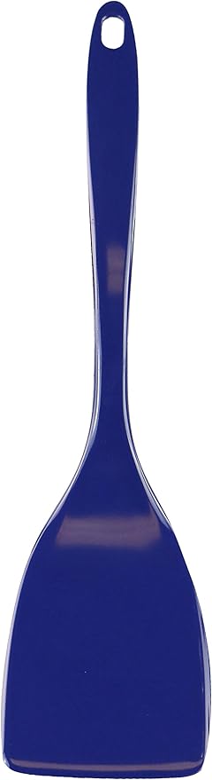 Reston Lloyd Spatula, Turner for Non-stick pans, Heat Resistant, BPA Free Melamine Utensil with Ergonomic Handle,11 inch, Indigo by RestonLloyd