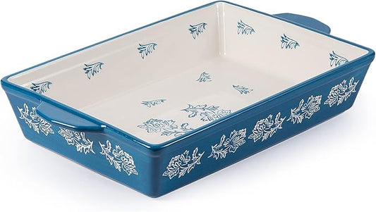 Wisenvoy Casserole Dish Baking Dish Ceramic Lasagna Pan Bakeware Sets Baking Dishes 13x9 Baking Dish Baking Dish Set by wisenvoy