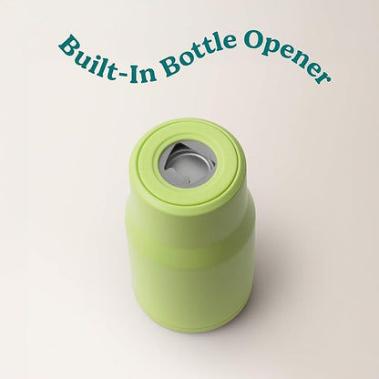 Reduce 4-in-1 Drink Cooler - Versatile Can & Bottle Holder with Vacuum Insulation - Keeps Drinks Cold Up to 4 Hours - Includes Bottle Opener - Fits Cupholders & Dishwasher Safe - 14oz - Mojito