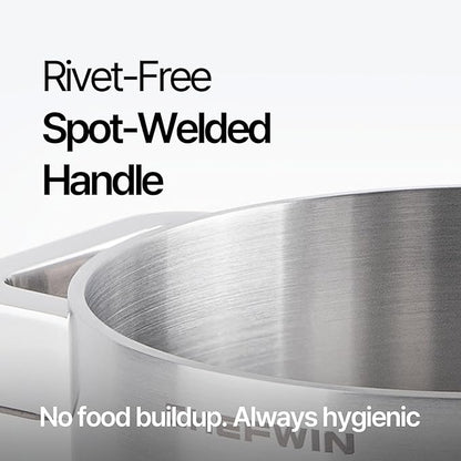 316 Stainless Steel 8.5 Quart Stock Pot with Lid Cooking Pot, 5Ply, All Stoves Compatible, Induction Cookware, Dishwasher Safe, Stay Cool Handle